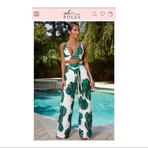 Oh Polly Tropical Two Piece Set
